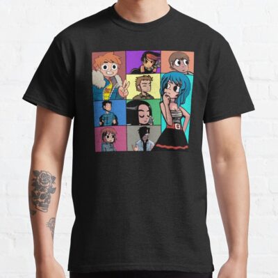 ssrcoclassic teemens10101001c5ca27c6front altsquare product1000x1000.u1 1 - Scott Pilgrim Merch
