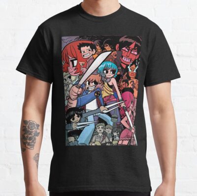 ssrcoclassic teemens10101001c5ca27c6front altsquare product1000x1000.u1 10 - Scott Pilgrim Merch