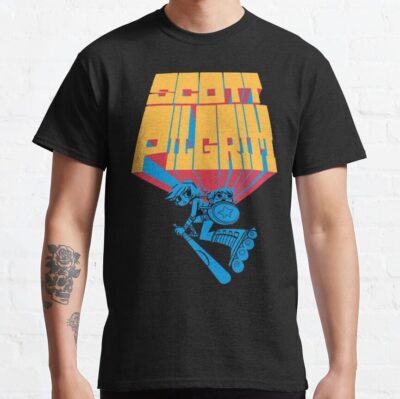 ssrcoclassic teemens10101001c5ca27c6front altsquare product1000x1000.u1 3 - Scott Pilgrim Merch