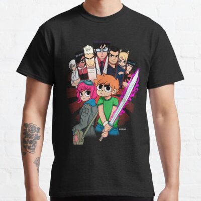 ssrcoclassic teemens10101001c5ca27c6front altsquare product1000x1000.u1 4 - Scott Pilgrim Merch