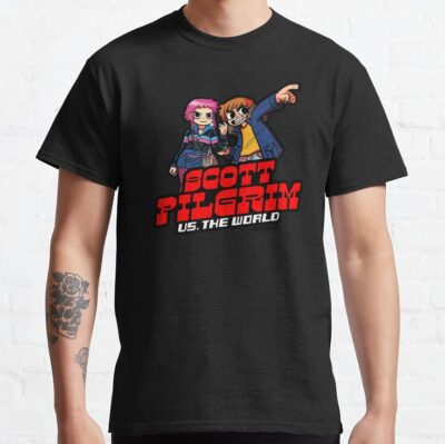 ssrcoclassic teemens10101001c5ca27c6front altsquare product1000x1000.u1 5 - Scott Pilgrim Merch